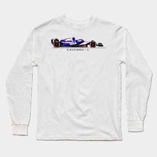 F1 Daniel Ricciardo Visa Card App Fan shirt Long Sleeve T-Shirt